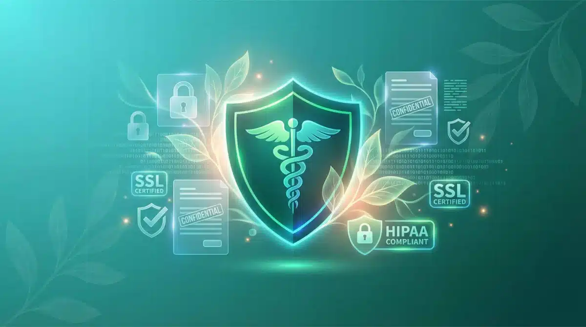 hipaa compliant website security holistic healthcare