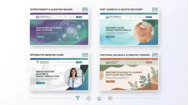 website design portfolio integrative medicine practices