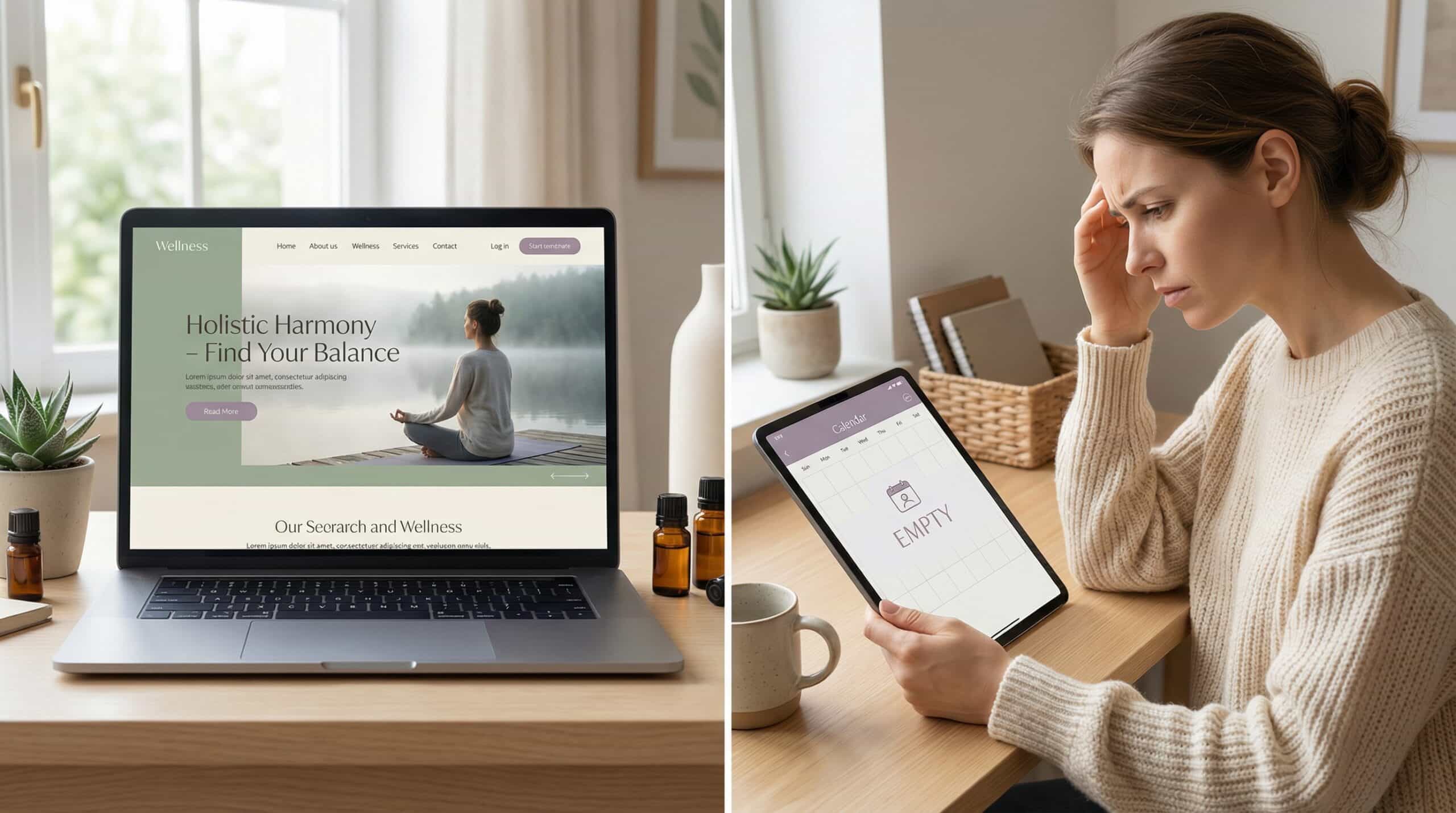 Dadigitalsense blog Holistic Practitioners website frustration