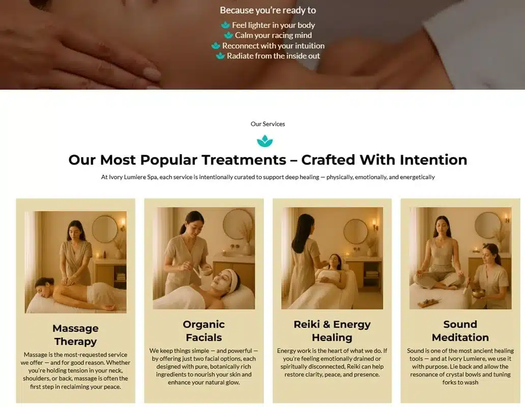 Ivory Lumiere Spa